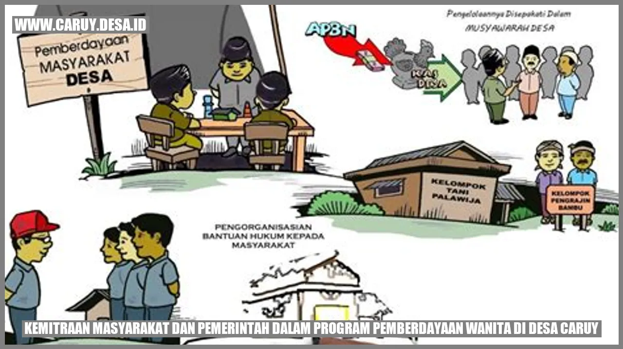 Kemitraan Masyarakat dan Pemerintah dalam Program Pemberdayaan Wanita di Desa Caruy