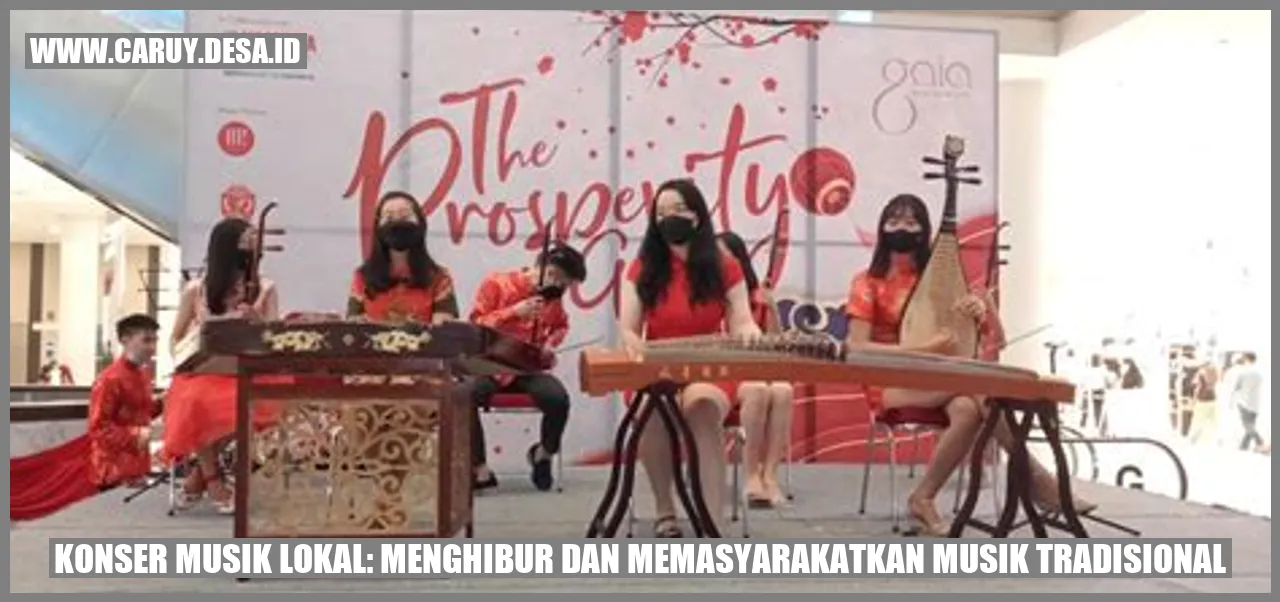 Konser Musik Lokal: Menghibur dan Memasyarakatkan Musik Tradisional