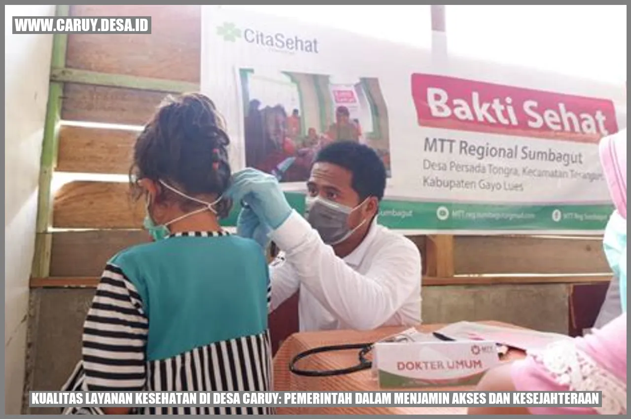 Kualitas Layanan Kesehatan di Desa Caruy