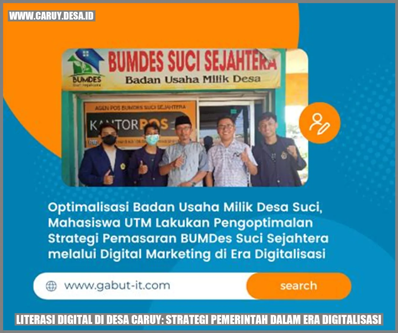 Gambar Literasi Digital di Desa Caruy