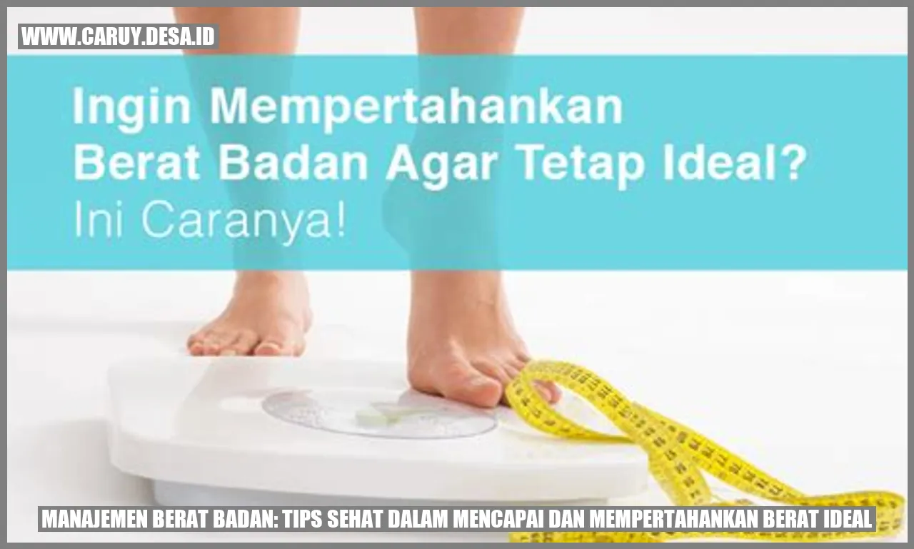 Gambar Manajemen Berat Badan