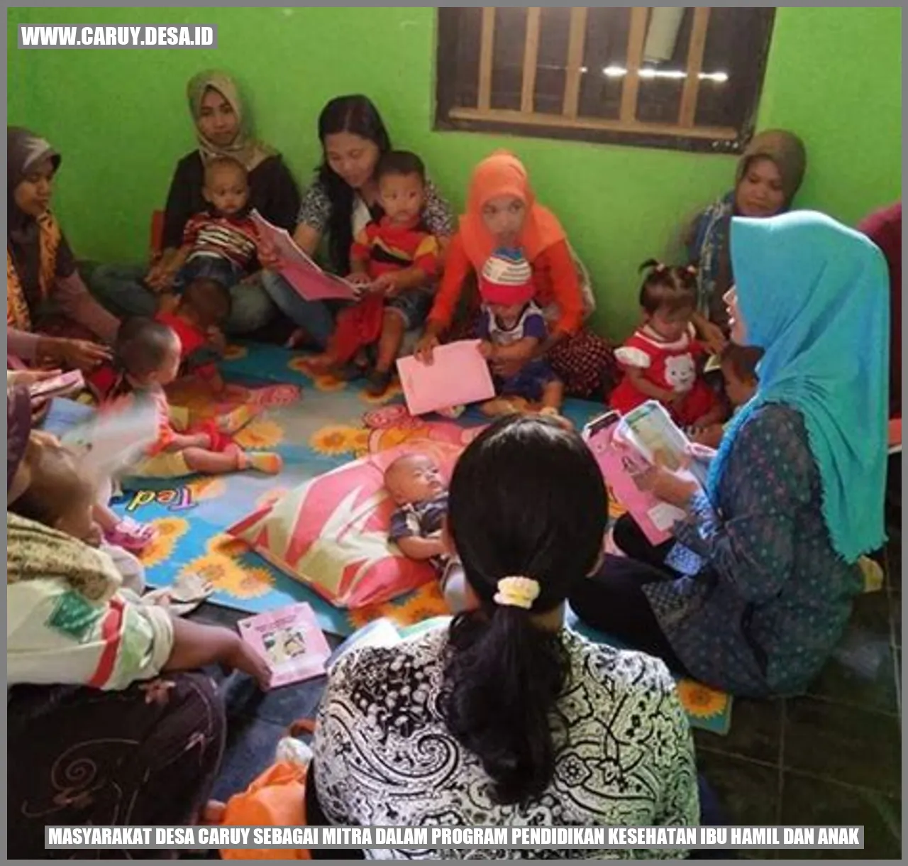 Masyarakat Desa Caruy sebagai Mitra dalam Program Pendidikan Kesehatan Ibu Hamil dan Anak