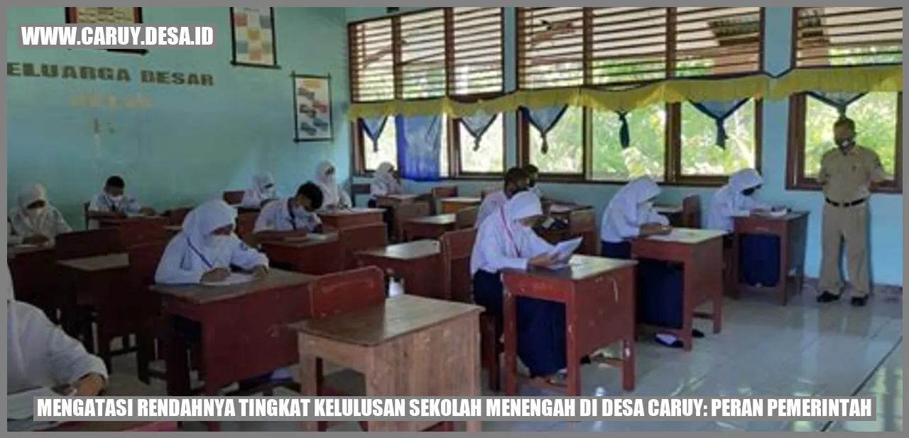Tingkat Kelulusan Sekolah Menengah di Desa Caruy: Peran Pemerintah