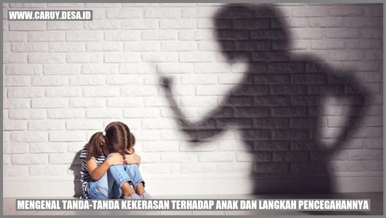 Tanda-Tanda Kekerasan Terhadap Anak