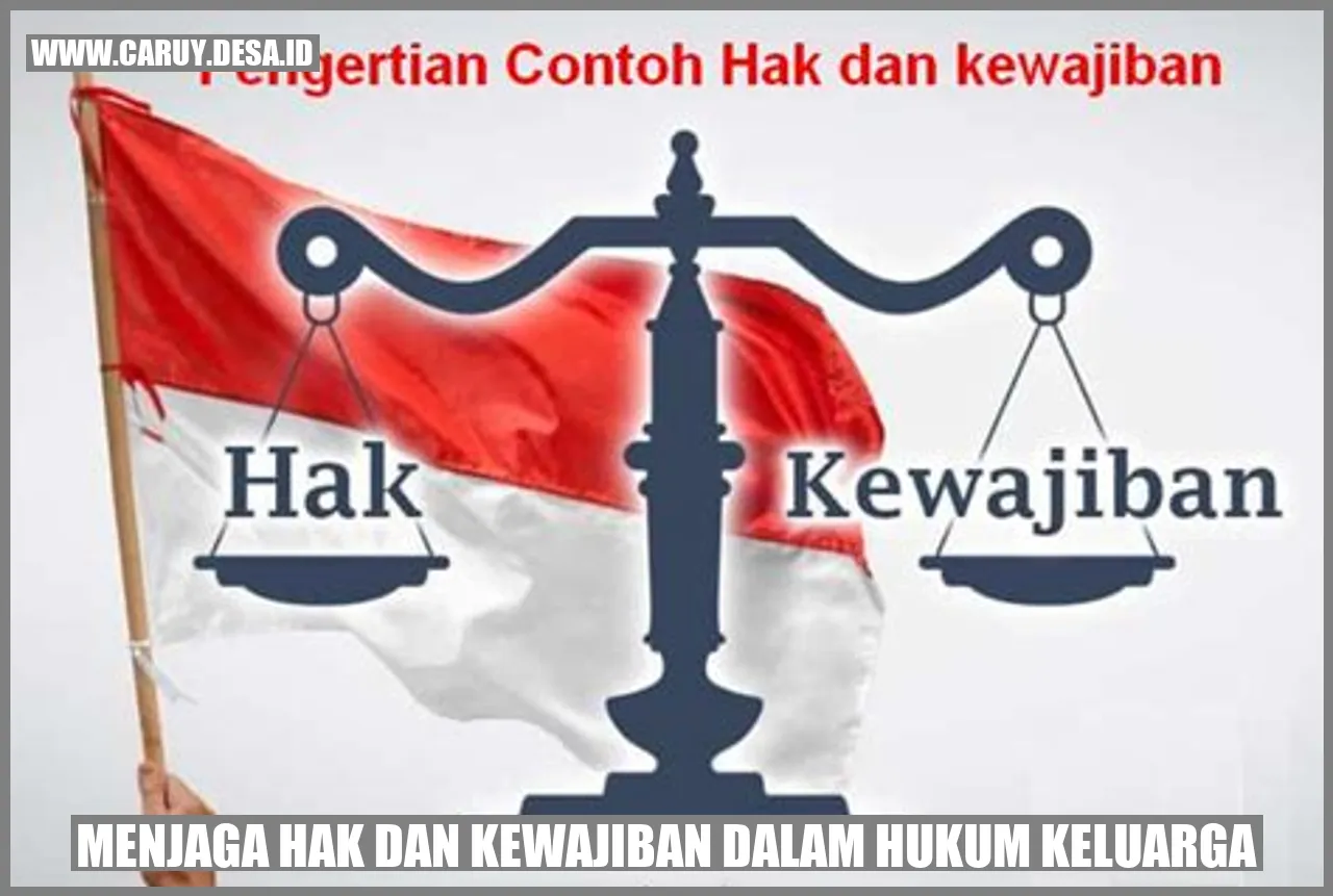 Gambar Menjaga Hak dan Kewajiban dalam Hukum Keluarga