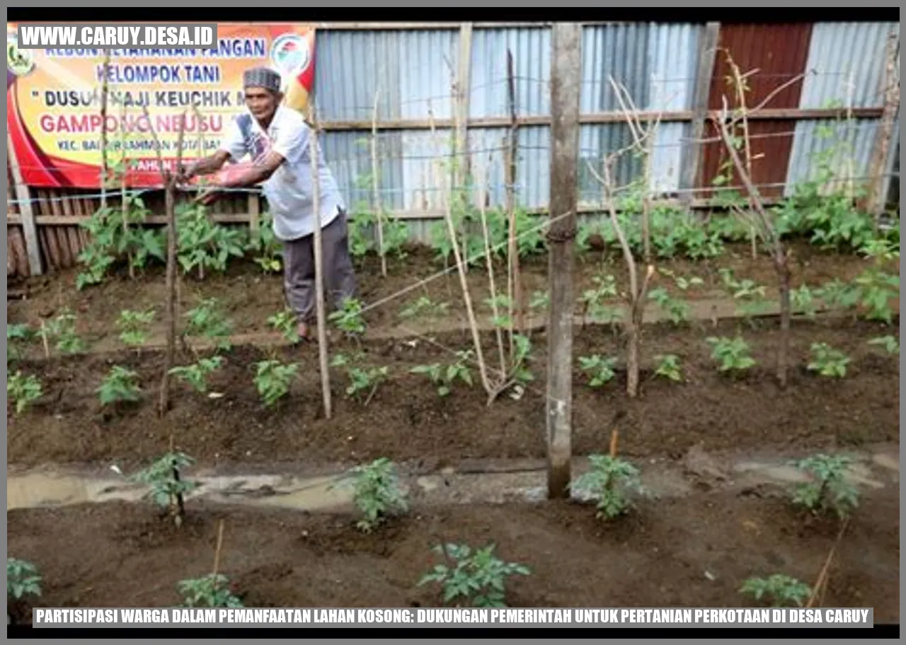 Lahan Kosong di Desa Caruy