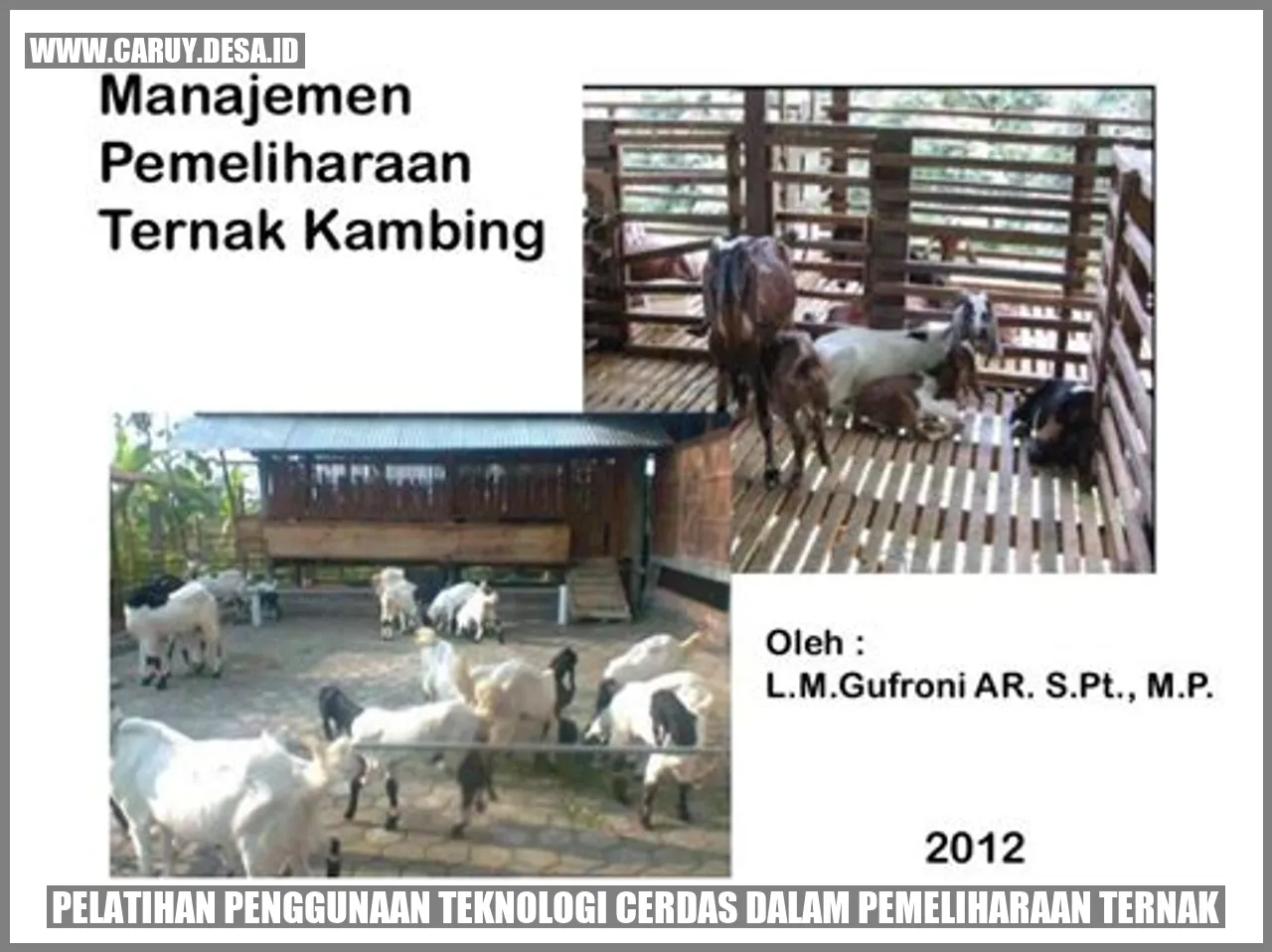 Pelatihan Penggunaan Teknologi Cerdas dalam Pemeliharaan Ternak