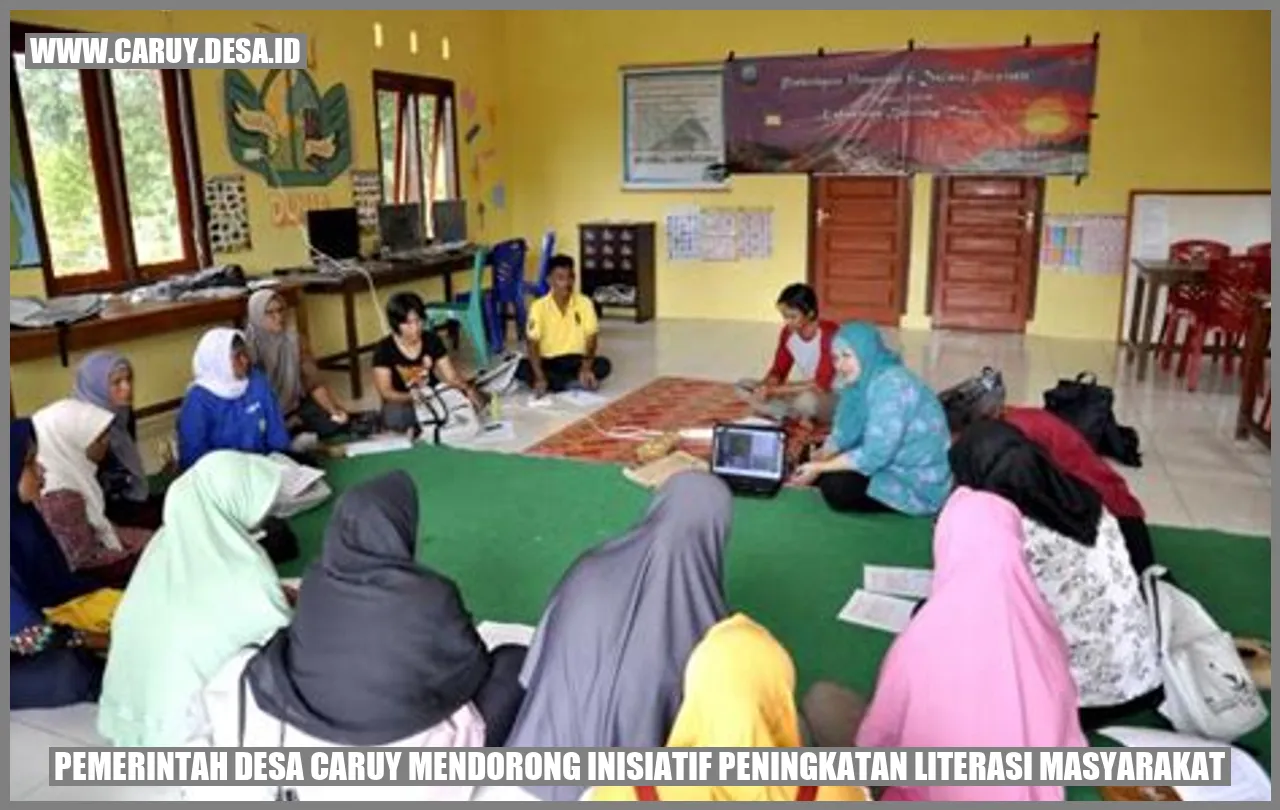 Pemerintah Desa Caruy Mendorong Inisiatif Peningkatan Literasi Masyarakat