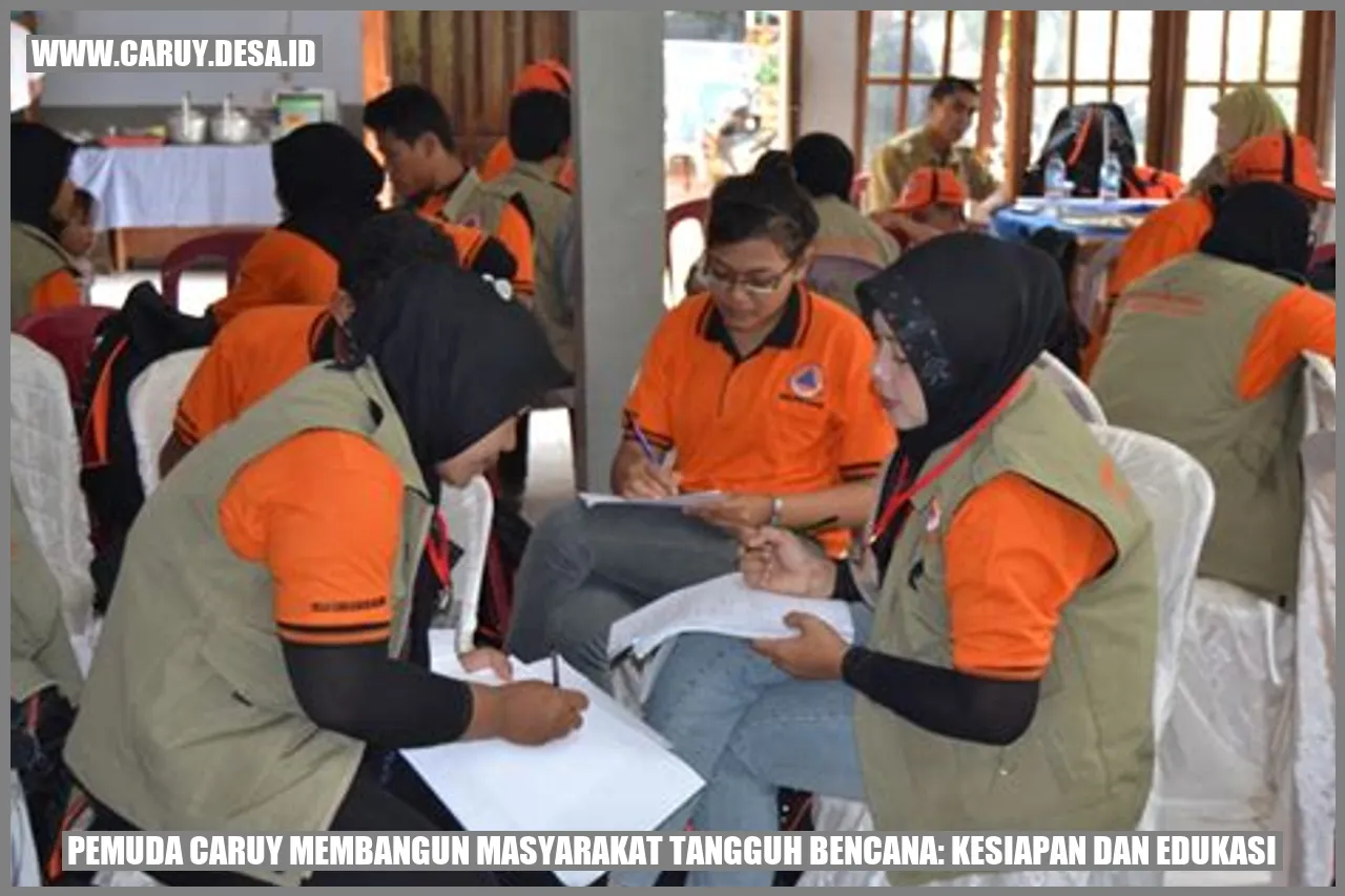 Pemuda Caruy Membangun Masyarakat Tangguh Bencana: Kesiapan dan Edukasi