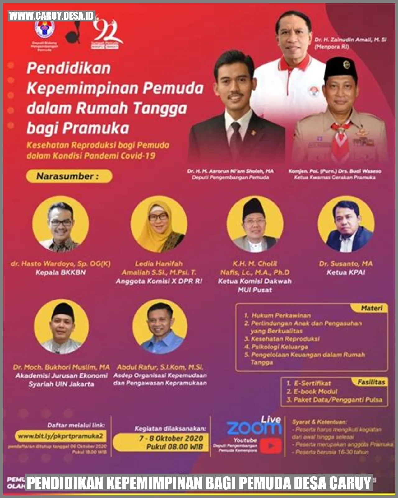 Pendidikan Kepemimpinan bagi Pemuda Desa Caruy