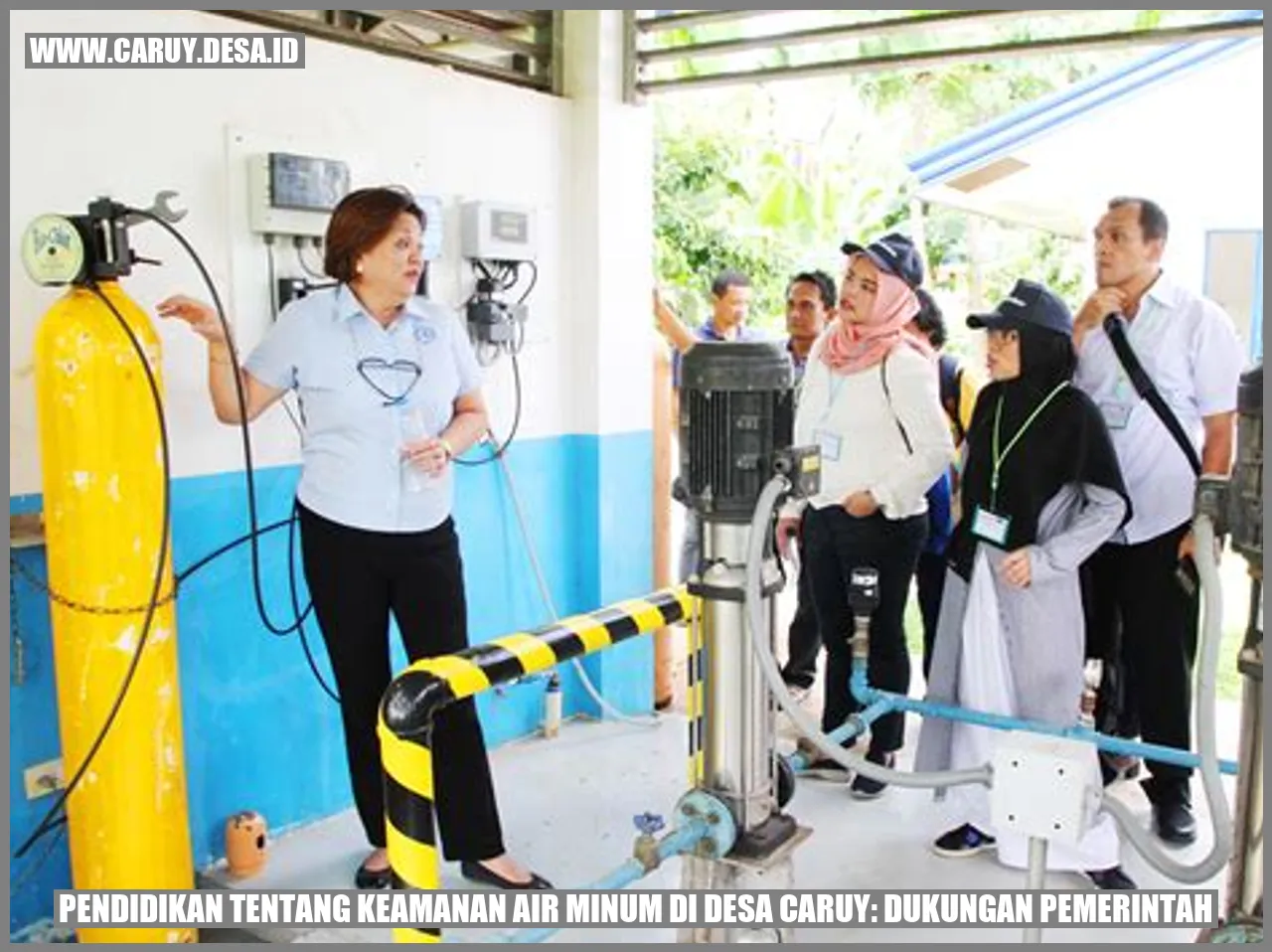 Pendidikan tentang Keamanan Air Minum di Desa Caruy