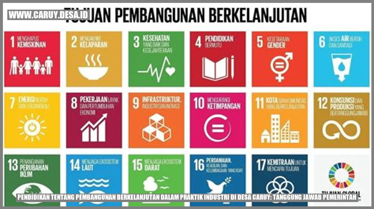 Pendidikan tentang Pembangunan Berkelanjutan dalam Praktik Industri di Desa Caruy: Tanggung Jawab Pemerintah