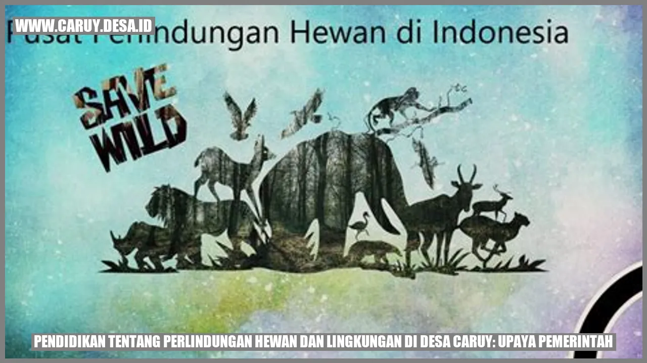 Gambar Pendidikan tentang Perlindungan Hewan dan Lingkungan di Desa Caruy