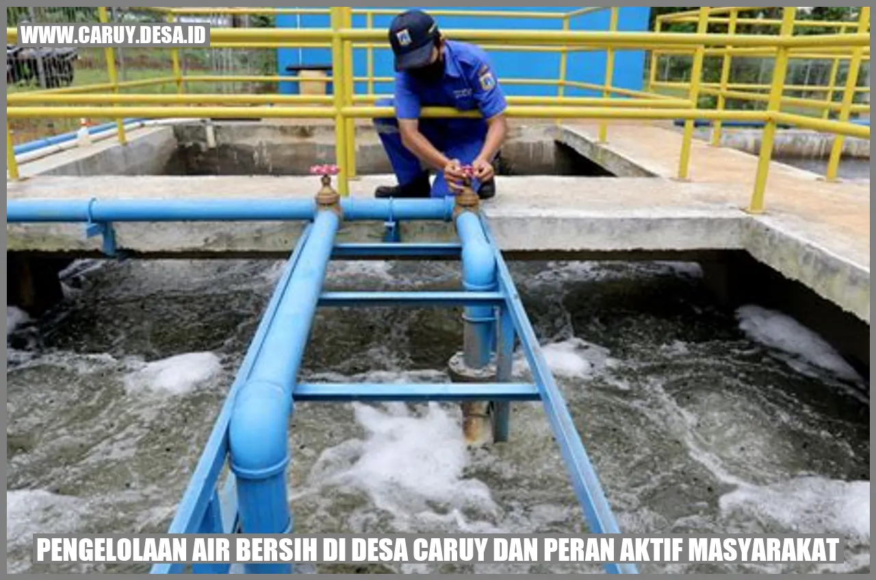 Sungai Tercemar di Desa Caruy