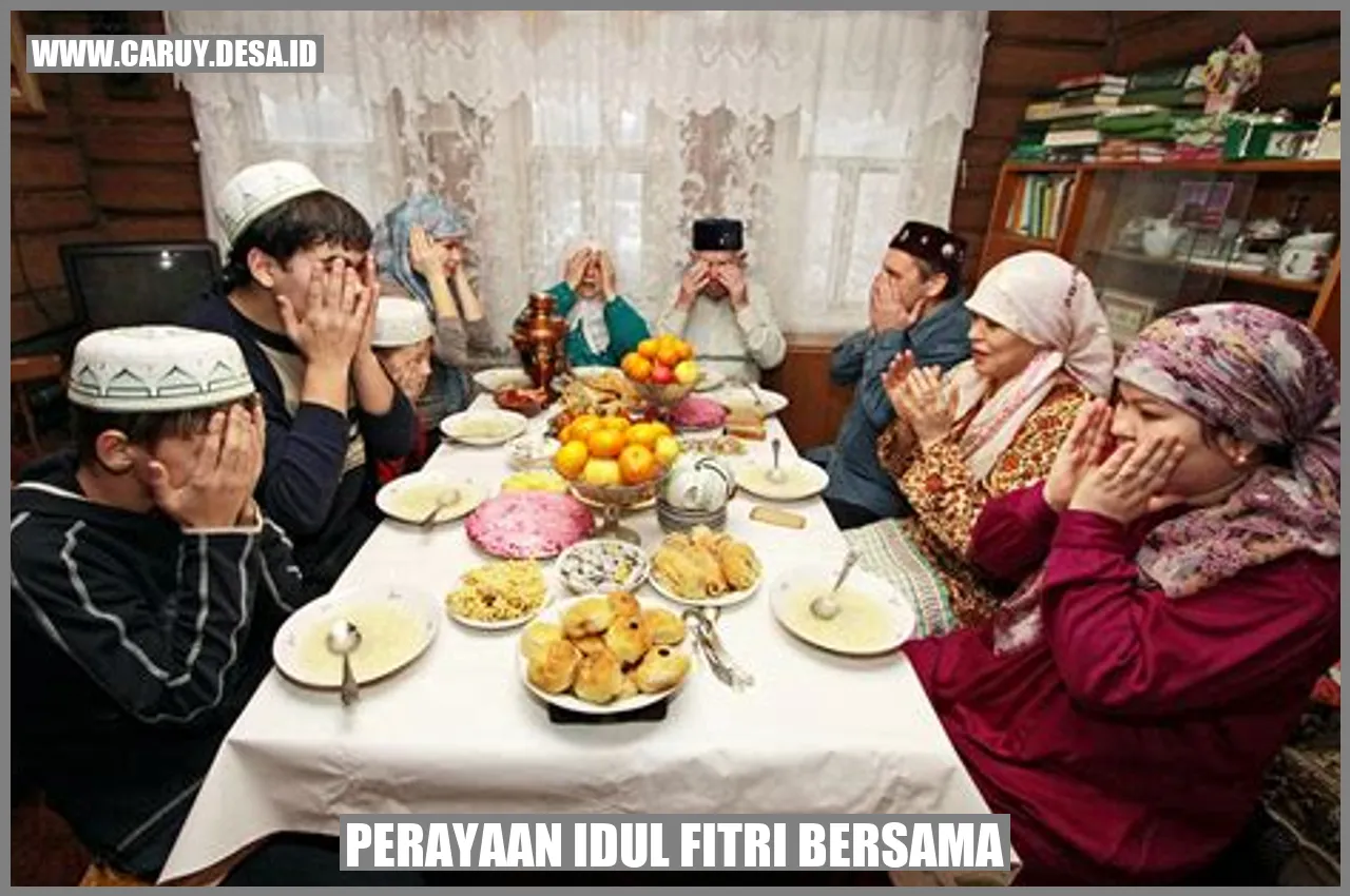 perayaan idul fitri bersama