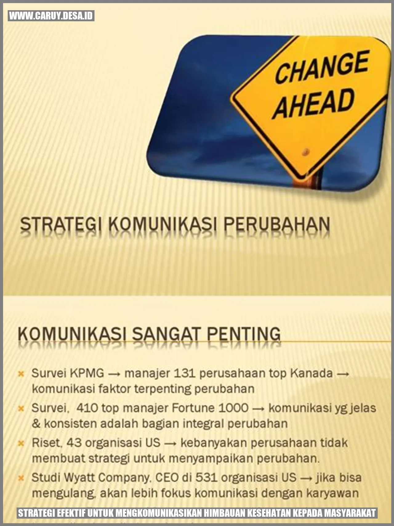 Strategi Efektif untuk Mengkomunikasikan Himbauan Kesehatan kepada Masyarakat